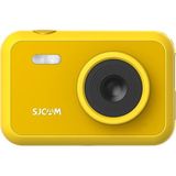 SJCAM FunCam Çocuklar için Fotoğraf Makinesi ve Kamera 1080p 12MP 2'' HD Ekran Çerçeveler ve Komik Filtreler Snake ve Tetris Oyunları Otomatik Kapanma Zamanlayıcı Hızlandırılmış Çekim Sarı