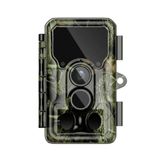 SJCAM M50 Fotokapan Çift PIR Sensör Ultra Gece Görüşlü Jandarma Askeri IP65 2.33” Ekran Su Geçirmezlik 1296p 24MP Orman Yeşili