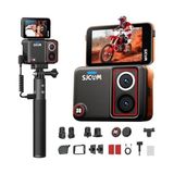 Sjcam SJ30 Aksiyon Kamerası 8k / 20 Şarj 6 Eksenli Combo Paket - Siyah