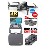 SJRC F11 Pro Combo 4k Kameralı Drone Seti - 2 Batarya - 1.5 Km Menzil - 26dakika Uçuş Süresi Çanta Hdr10