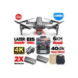 SJRC F22 S2 Pro Combo 4k Kameralı Drone Seti -2 Batarya-6 Km Menzil-engel Algılama-40 Dakika Uçuş Süresi