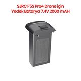 Sjrc F5S Pro+ 4K Drone İçin Yedek Batarya Pil 7.4v 2000mAh