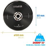 Sjrc T-Motor U Power Type U13II 130KV Brushless Fırçasız Brushless Fırçasız Uav Motor Multikopter Multi-Rotor Quadcopter Hexacopter Drone Motoru - Siyah
