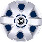 SJS Renault Jant Kapağı Gri 15 inç Kırılmaz ve Esnek