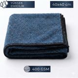 SK Life Kalın Mikrofiber Oto Kurulama Bezi 40 x 40 cm - Gri
