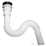 Sk20 Otomatik Körüklü Evye Sifonu Deliksiz (Cam Lavabo İçin)