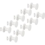 Skadıs Mini Plastik Itme Kancası (Skadıs Pegboard Için Uygundur), Beyaz, 19 Mm, 205.198.88-10'LU Paket