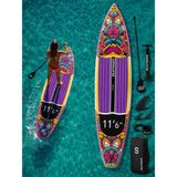 Skatinger Circe Touring Sup Board | 350 x 81 x 15 cm Tam Profesyonel Şişme Paddle Board (Tüm Aksesuarlar Dahil)