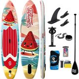 Skatinger Watermelon Sup Paddle Board Şişme Kürekli Sörf Tahtası Boyutlarina Dikkat 335 cm x 84 cm Ultra Dengeli