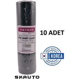 SKAUTO 10 Adet Pvc Izole Elektrik Bant 19MM 1.kalite Elektrikçi Bandı Kore Malı