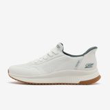 Skechers 118424 WHT Bobs Squad 4-direct Step Beyaz Erkek Spor Ayakkabı