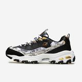 Skechers 11918-BWGD D'lites Runway Ready Siyah Kadın Spor Ayakkabı