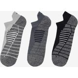 Skechers 1/2 Terry Low Cut W/ Heel Tab - 3'Lü Paket Erkek Çorap Erkek Grey/Grey Çorap S119006h-039 - Gri