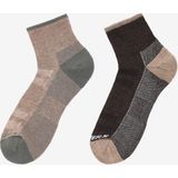 Skechers 1/2 Terry Trail Qtr Crew - 2'Li Paket Erkek Çorap Erkek Medium Brown Çorap S118740-210