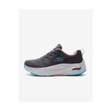 Skechers 128308 CHAR Max Cushioning Arch Fit Kadın Gri Yürüyüş Ayakkabısı