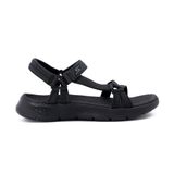 Skechers 141451 BBK Go Walk Flex Sandal Sublime Siyah Kadın Sandalet