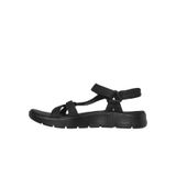 Skechers 141451 BBK Go Walk Flex Sandal Sublime Siyah Kadın Sandalet
