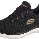 Skechers 149037 BKRG Summits - Leopard Spot Siyah Kadın Spor Ayakkabı