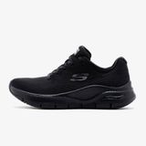 Skechers 149657TK BBK Real Smooth Dynamight 2.0 Siyah Kadın Spor Ayakkabı