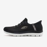 Skechers 150275 BKMT Summits Leopard Chic Siyah Kadın Spor Ayakkabı