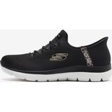 Skechers 150275 BKMT Summits Leopard Chic Siyah Kadın Spor Ayakkabı