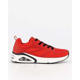 Skechers 183070-RED Erkek Spor ayakkabı - 136 - Beyaz - Siyah - Kırmızı