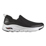 Skechers 232043-BKW Arch Fit Banlin Erkek Siyah Sneaker Günlük Spor Ayakkabı