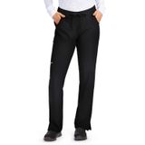 Skechers 3 Cepli Düz Ön Reliance Kadınlar İçin Yumuşak Pantolon, Siyah, XL