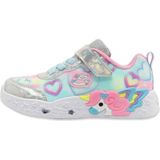 Skechers 303064 N Unicorn Charmer Lil Heart Sparkles Işikli Gümüş Kız Çocuk Spor Ayakkabı