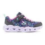 Skechers 303257L NVMT Heart Lights-Boogie Love Çok Renkli Çocuk Sneaker Ayakkabı