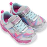 Skechers 303716-B Twisty Glow Gümüş Kız Çocuk Spor Ayakkabı