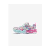 Skechers 303716N SMLT Twisty Glow Sorbet Swirl Küçük Gri Işıklı Kız Çocuk Spor Ayakkabı