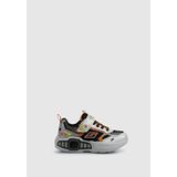 Skechers 400151L SLBK Light Storm 3 Büyük Erkek Çocuk Gri Işıklı Spor Ayakkabı