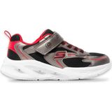 Skechers 401497N Skechers Meteor-Lights Siyah-Kırmızı Kız Çocuk Spor Ayakkabı - Siyah - Kırmızı