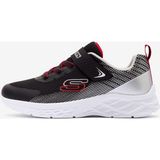 Skechers 403924L BKSR Microspec II Zovrix Büyük Siyah Erkek Çocuk Spor Ayakkabı