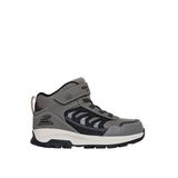 Skechers 406410L TPBK-STORM BLAZER GLOW ROAM Gri Waterproof Işıklı Erkek Çocuk Bot