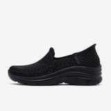 Skechers 896414TK BBK Fashion Fit Siyah Kadın Spor Ayakkabı