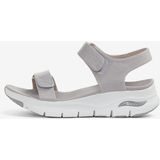 Skechers ARCH FİT - TOURİSTY 119247 TPE Kadın Bej Sandalet Yıkanabilir Esnek Kauçuk Taban ile Konforlu Tasarım