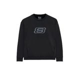Skechers B Essential Crew Neck Sweatshirt Erkek Çocuk Gs Siyah Sweatshirt
