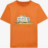 Skechers B Short Sleeve Regular Fit T-Shirt Büyük Erkek Çocuk Turuncu Tshirt SK2510102-701 - 11 - 12 Yaş