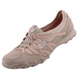 Skechers Bayan Bikers Lite RELIVE, Taupe Mesh Duraleather Coral Trim, 36,5 EU, Taupe Mesh Duraleather Coral Trim, 36.5 EU