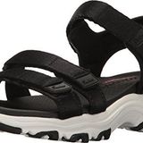 Skechers D'Lites Kadın Sandalet Siyah