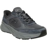 Skechers Edgeride Erlon Erkek Spor Ayakkabı Gri Kauçuk Taban Sentetik Malzeme ile Konforlu
