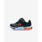 Skechers Erkek Çocuk Flex-Glow Elite Vorlo Spor Ayakkabı, Lacivert Sentetik Çoklu Kesim, 10.5 UK
