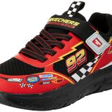 Skechers Erkek Çocuk Spor Ayakkabısı, Siyah Sentetik Tekstil Kırmızı Süsleme, 22 EU