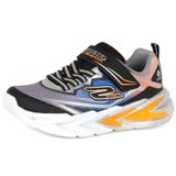 Skechers Erkek Flex-Glow Ultra Spor Ayakkabı, Siyah Gümüş Sentetik Gri Mavi Oran, 29 EU
