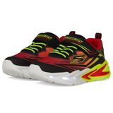 Skechers Erkek Flex-Glow Ultra Spor Ayakkabı, Siyah Kırmızı, 28 EU
