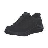 Skechers Erkek Kontur Köpüğü Rahat Fit Eller Serbest Geçmeli Spor Ayakkabı, Siyah/Siyah, 11