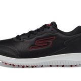 Skechers Erkek Max Fairway 4 Hafif Spikeless Golf Ayakkabı Sneaker, Siyah/Kırmızı, 41.5 EU