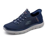 Skechers Erkek Summits High Range spor ayakkabı, Lacivert File Süsleme, 40 EU